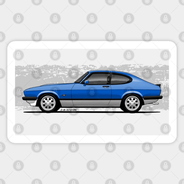 The classic sports car that was a dream for a generation Sticker by jaagdesign